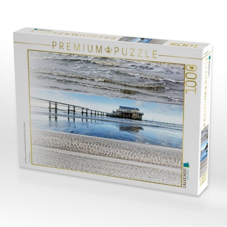 Produktbild: CALVENDO Puzzle Ein Motiv aus dem Kalender K&uuml;stenstreifen an der Nordsee | 1000 Teile Lege-Gr&ouml;&szlig;e 64x48cm Foto-Puzzle f&uuml;r gl&uuml;ckliche Stunden