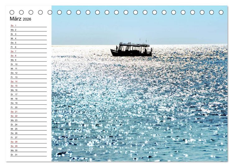 Produktbild: So sch&ouml;n sind die Malediven (Tischkalender 2026 DIN A5 quer), CALVENDO Monatskalender