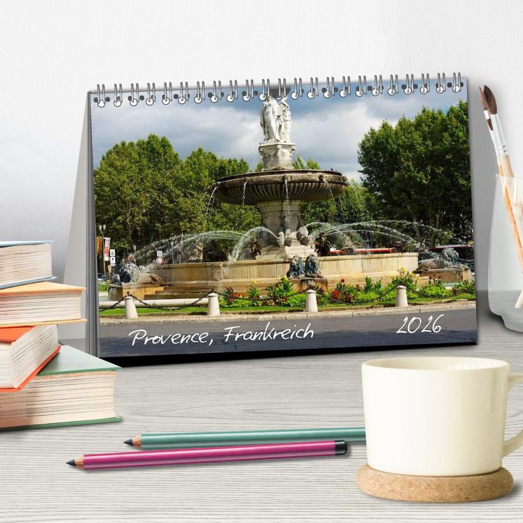 Produktbild: Provence, Frankreich (Tischkalender 2026 DIN A5 quer), CALVENDO Monatskalender