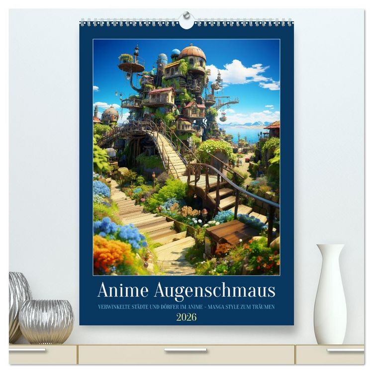 Produktbild: Anime Augenschmaus (hochwertiger Premium Wandkalender 2026 DIN A2 hoch), Kunstdruck in Hochglanz