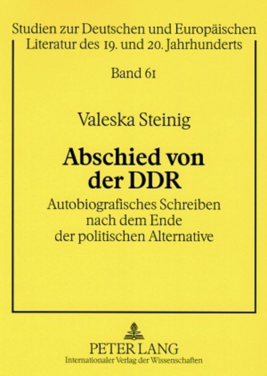Produktbild: Abschied von der DDR