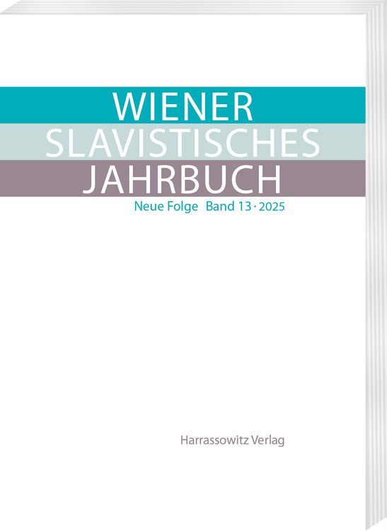 Produktbild: Wiener Slavistisches Jahrbuch. Neue Folge 13 (2025)