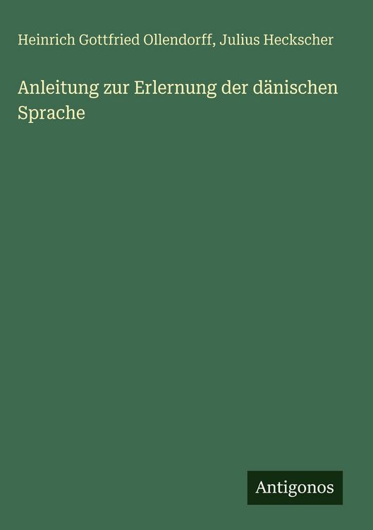 Produktbild: Anleitung zur Erlernung der d&auml;nischen Sprache