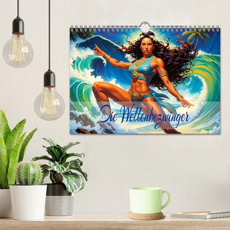 Produktbild: Die Wellenbezwinger (Wandkalender 2026 DIN A4 quer), CALVENDO Monatskalender