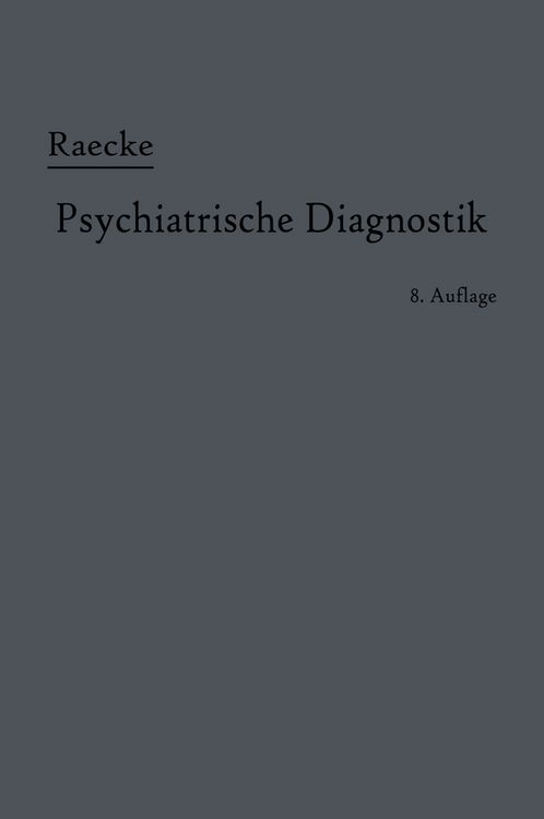 Produktbild: Grundriss der psychiatrischen Diagnostik