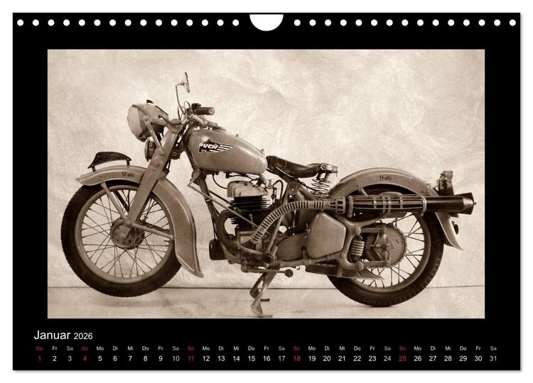Produktbild: Motorrad Oldtimer aus &Ouml;sterreich (Wandkalender 2026 DIN A4 quer), CALVENDO Monatskalender