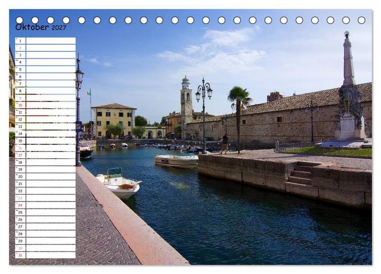 Produktbild: Lazise und Umgebung (Tischkalender 2027 DIN A5 quer), CALVENDO Monatskalender