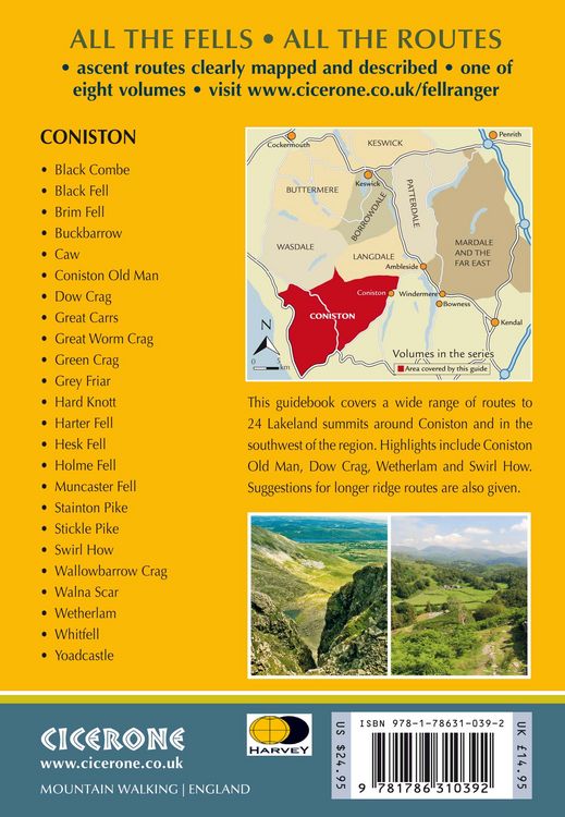 Produktbild: Walking the Lake District Fells - Coniston