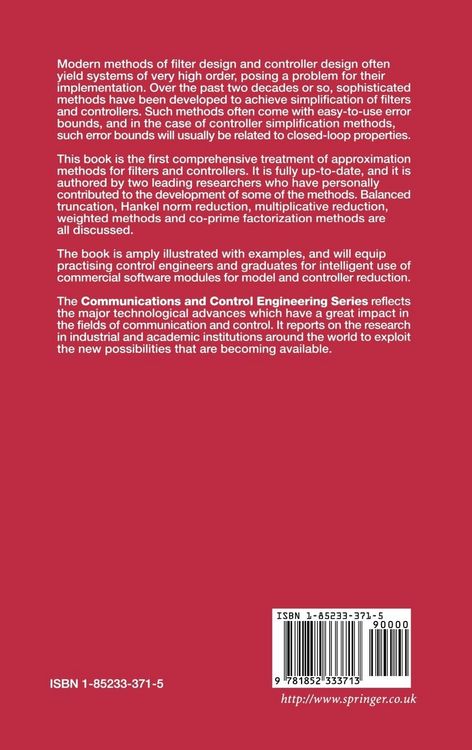 Produktbild: Model Reduction for Control System Design