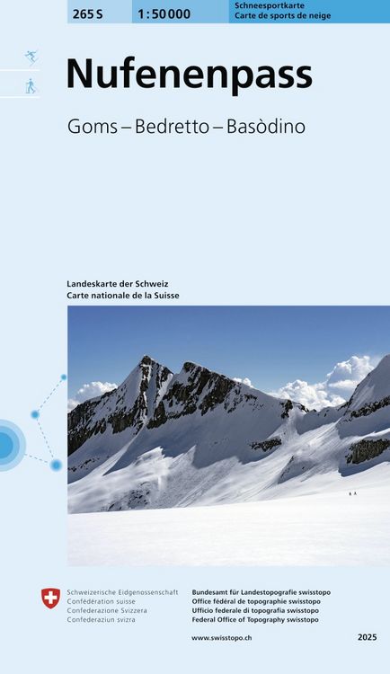 Produktbild: 265S Nufenenpass Schneesportkarte
