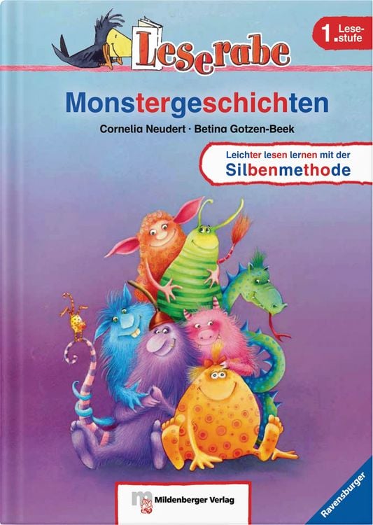 Produktbild: Leserabe 12. Lesestufe 1. Monstergeschichten
