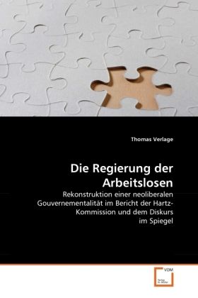 Produktbild: Verlage, T: Regierung der Arbeitslosen