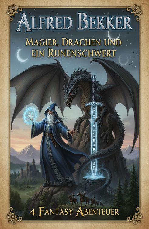 Produktbild: Zauberer, Drachen und ein Runenschwert: 4 Fantasy Abenteuer