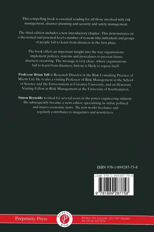 Produktbild: Learning from Disasters