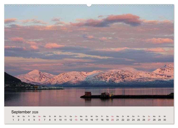 Produktbild: Mit den Hurtigruten unterwegs (hochwertiger Premium Wandkalender 2026 DIN A2 quer), Kunstdruck in Hochglanz