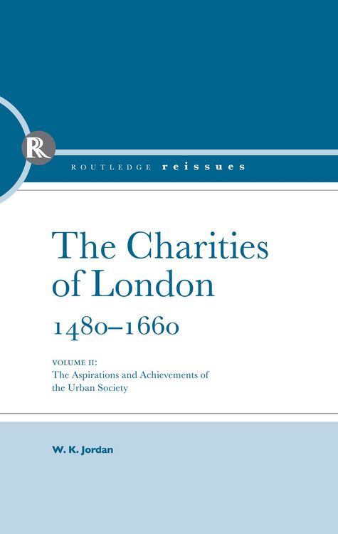 Produktbild: The Charities of London, 1480 - 1660