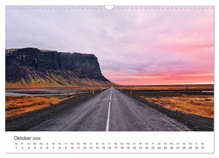 Produktbild: Island - Mehr als nur eine Insel. (Wandkalender 2026 DIN A3 quer), CALVENDO Monatskalender