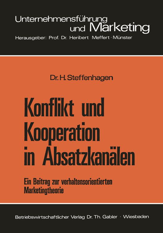 Produktbild: Konflikt und Kooperation in Absatzkan&auml;len