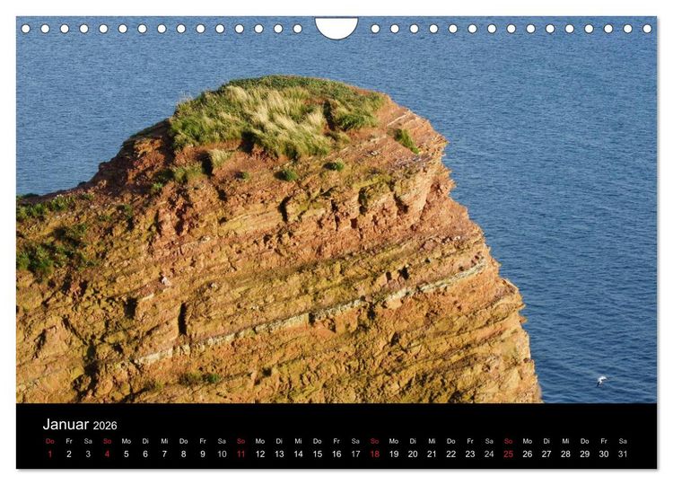 Produktbild: Hochseeeinsel Helgoland (Wandkalender 2026 DIN A4 quer), CALVENDO Monatskalender