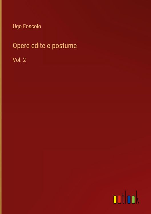 Produktbild: Opere edite e postume