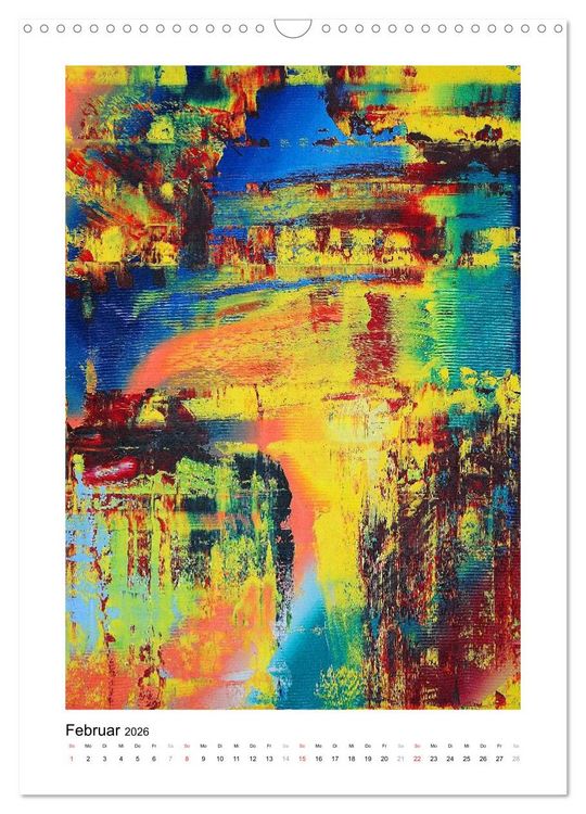 Produktbild: Bunte Tr&auml;ume - Abstrakte Kunst (Wandkalender 2026 DIN A3 hoch), CALVENDO Monatskalender