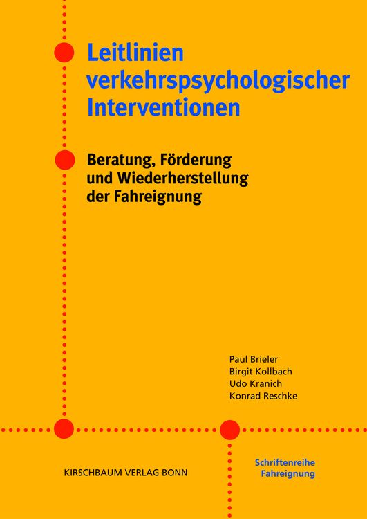 Produktbild: Leitlinien verkehrspsychologischer Interventionen