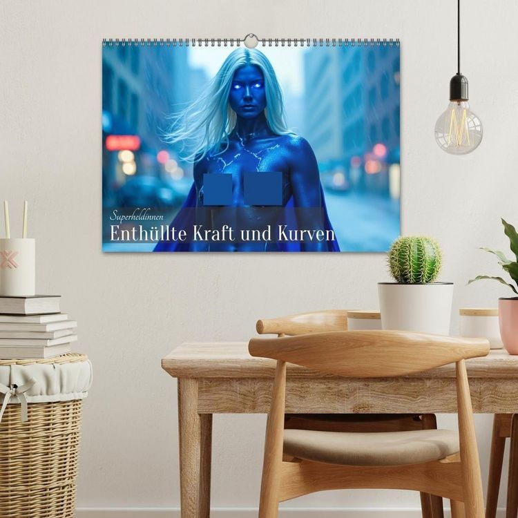 Produktbild: Superheldinnen - Enth&uuml;llte Kraft und Kurven (Wandkalender 2026 DIN A3 quer), CALVENDO Monatskalender