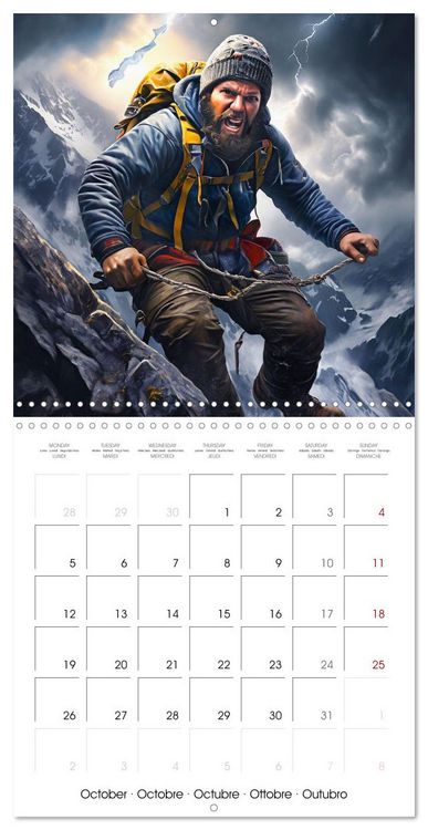 Produktbild: Mountaineers - Extreme mountaineering (Wall Calendar 2026 12 &times; 12 Inch) CALVENDO 12 Month Wall Calendar