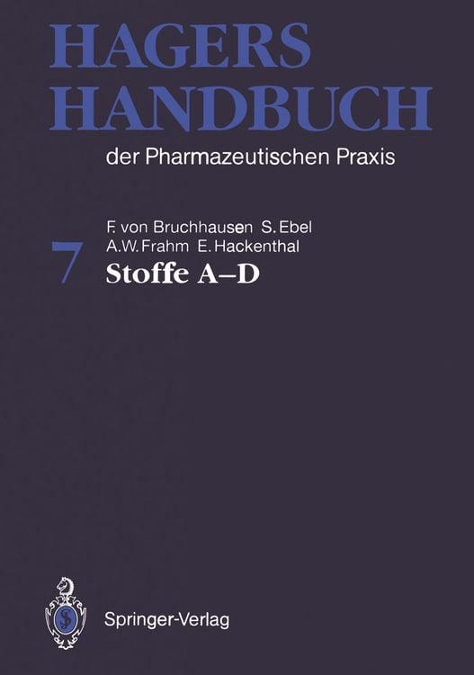 Produktbild: Hagers Handbuch der Pharmazeutischen Praxis