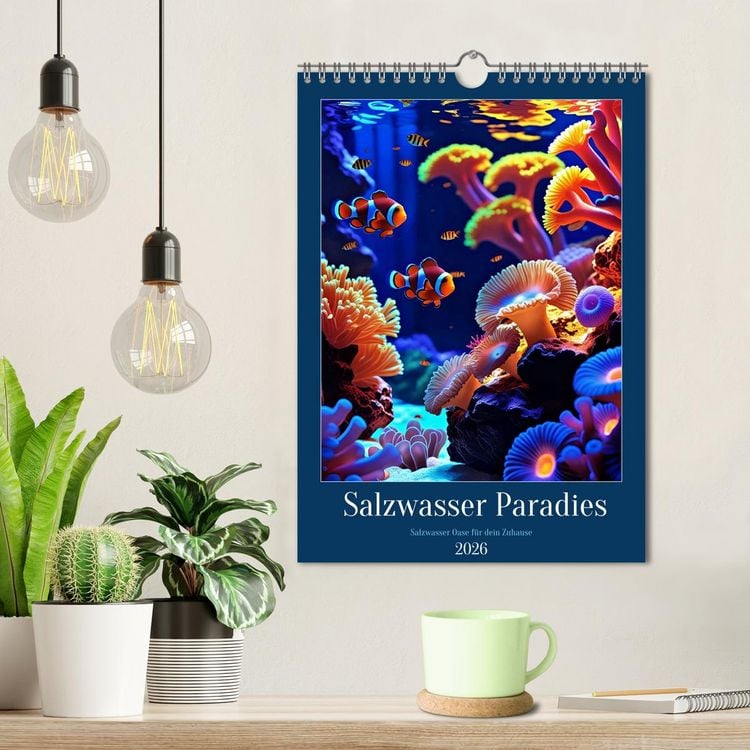 Produktbild: Salzwasser Paradies (Wandkalender 2026 DIN A4 hoch), CALVENDO Monatskalender
