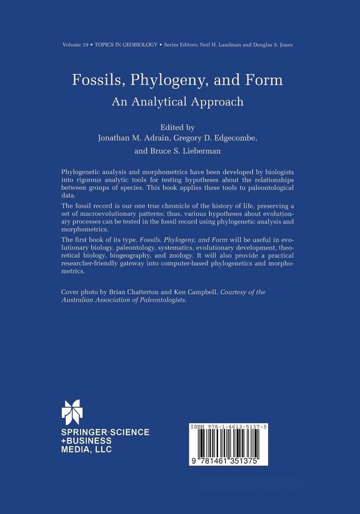 Produktbild: Fossils, Phylogeny, and Form