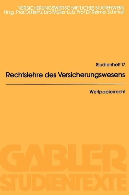 Produktbild: Wertpapierrecht