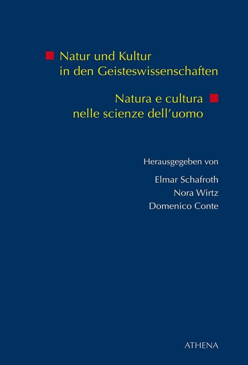 Produktbild: Natur und Kultur in den Geisteswissenschaften