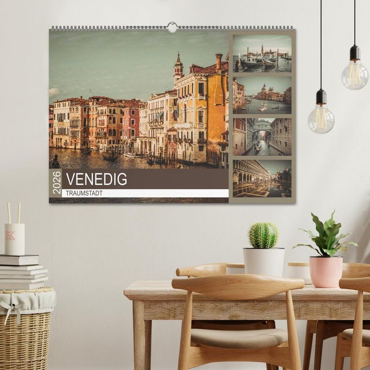Produktbild: Traumstadt Venedig (Wandkalender 2026 DIN A2 quer), CALVENDO Monatskalender