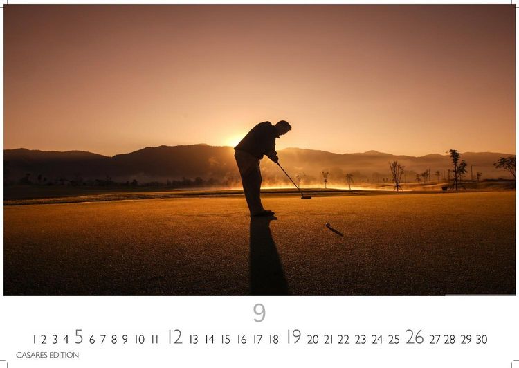 Produktbild: Golf Kalender 2027 &ndash; Wandkalender | Fotokalender |Golfkalender Kalender f&uuml;r Golfliebhaber, Sportkalender 24x35cm
