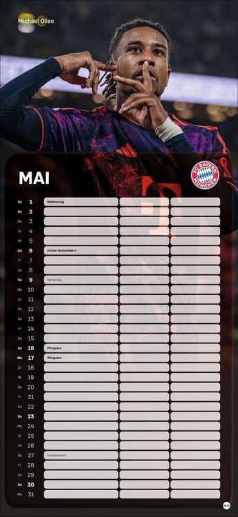 Produktbild: FC Bayern M&uuml;nchen Fanplaner 2027