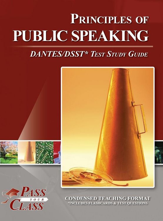 Produktbild: Principles of Public Speaking DANTES / DSST Test Study Guide