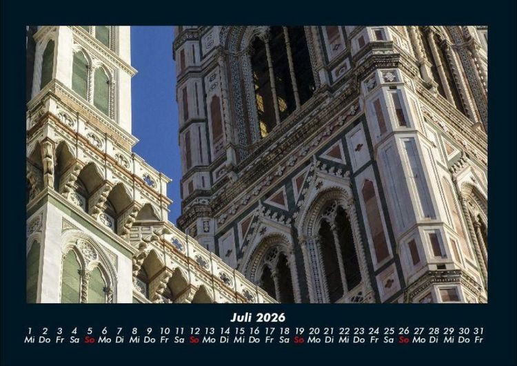 Produktbild: Florenz 2026 Fotokalender DIN A4