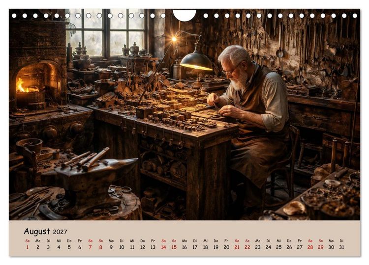 Produktbild: Ursprung: Berufe mit Geschichte. (Wandkalender 2027 DIN A4 quer), CALVENDO Monatskalender