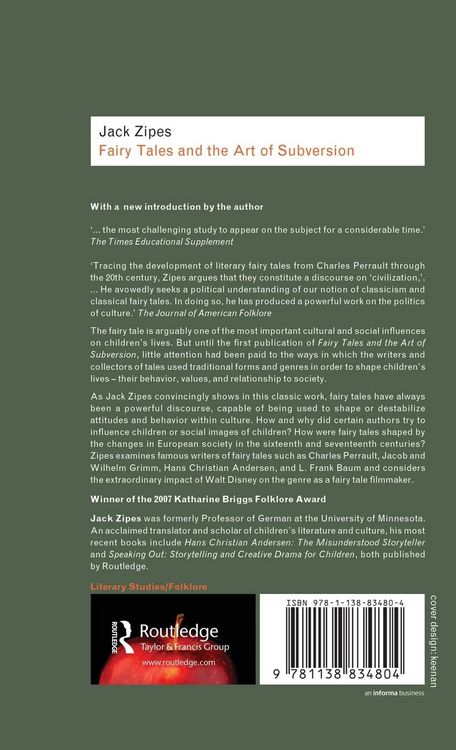 Produktbild: Fairy Tales and the Art of Subversion