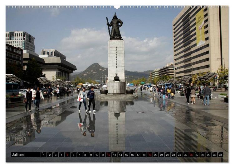 Produktbild: Seoul (Wandkalender 2026 DIN A2 quer), CALVENDO Monatskalender