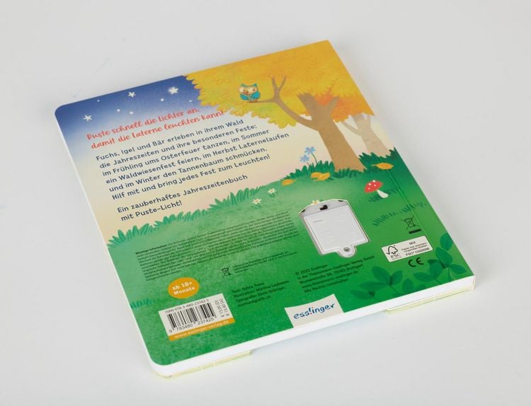 Produktbild: Mein Puste-Licht-Buch: Leuchte, leuchte durch das Jahr