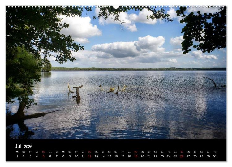 Produktbild: Zeit f&uuml;r... die Seenplatte Holsteinische Schweiz (Wandkalender 2026 DIN A2 quer), CALVENDO Monatskalender