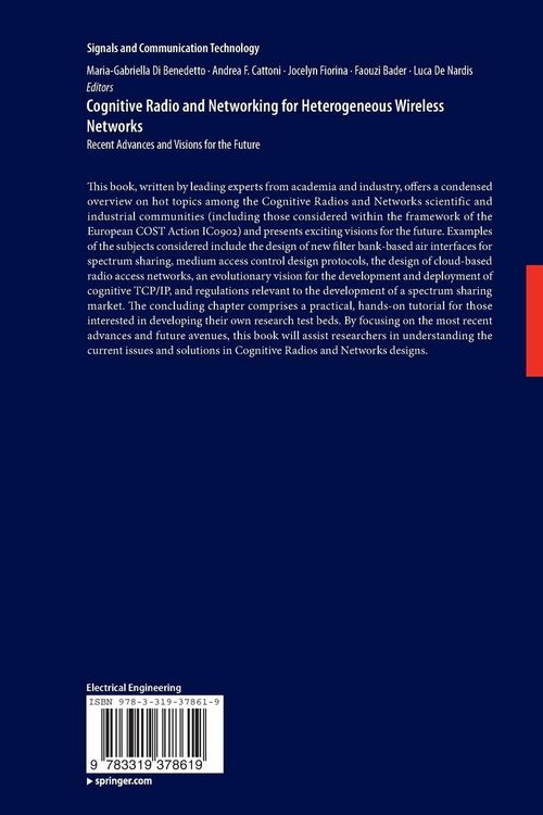 Produktbild: Cognitive Radio and Networking for Heterogeneous Wireless Networks