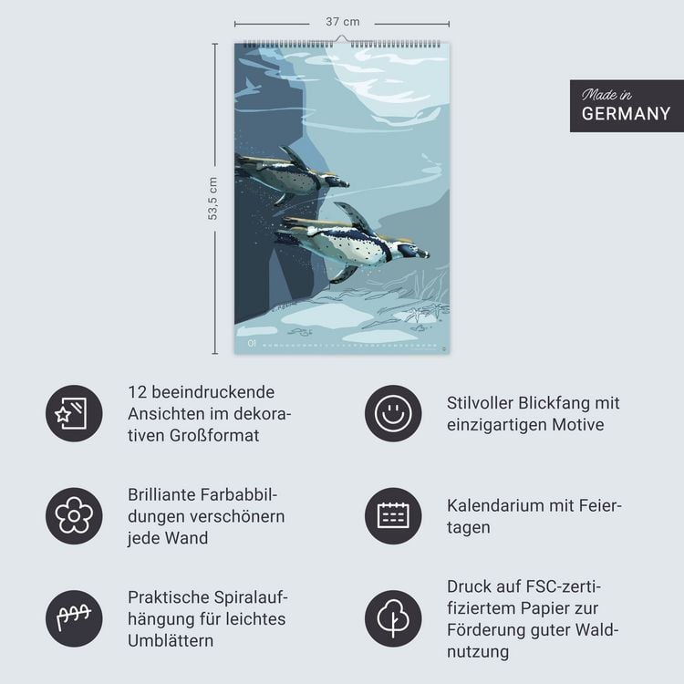 Produktbild: Zauber der Meere Posterkalender 2027