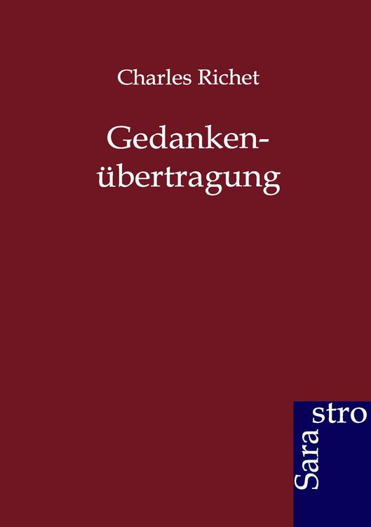 Produktbild: Gedanken&uuml;bertragung