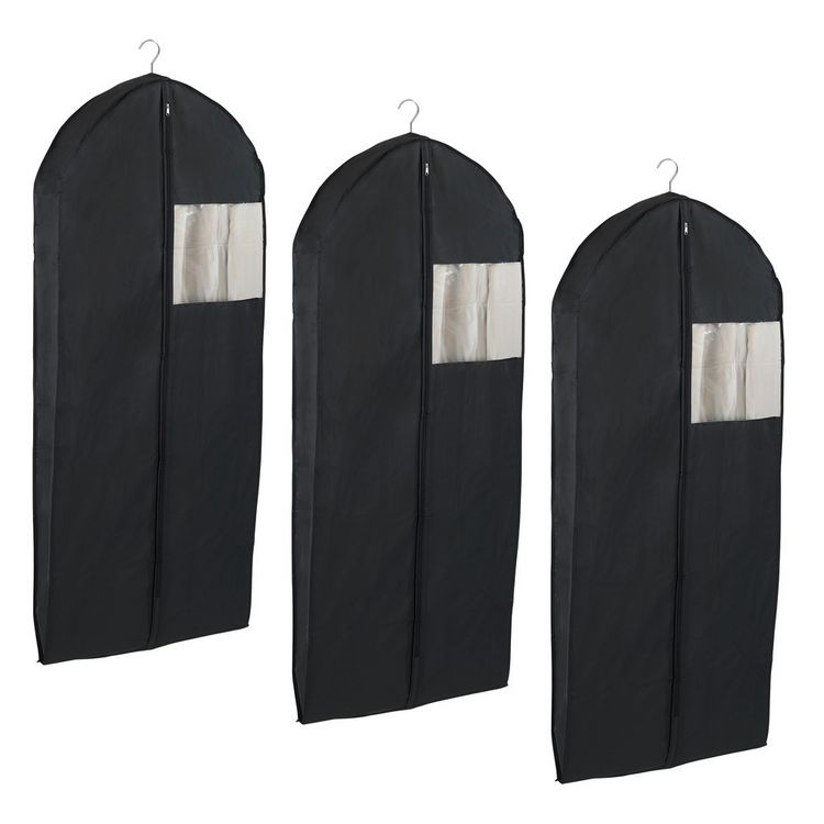 Produktbild: Kleidersack Mod. Deep Black Space 3er Set, je 135 x 60 x 12 cm