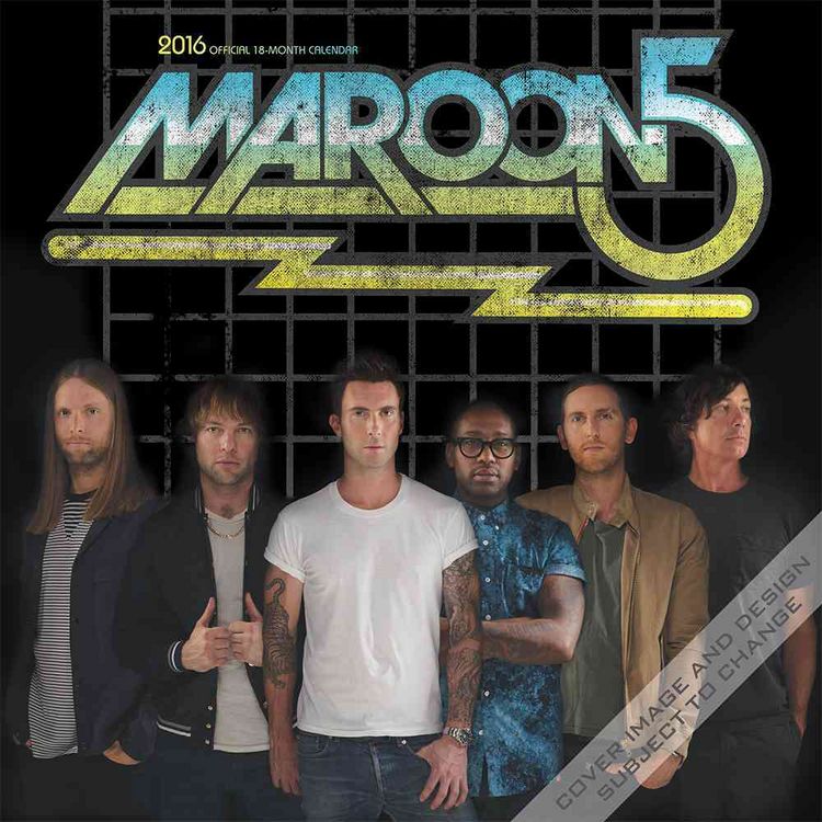 Produktbild: Cal-Maroon 5 2016 Square 12x12