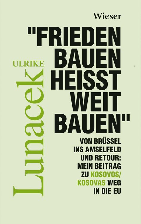 Produktbild: "Frieden Bauen hei&szlig;t weit bauen"