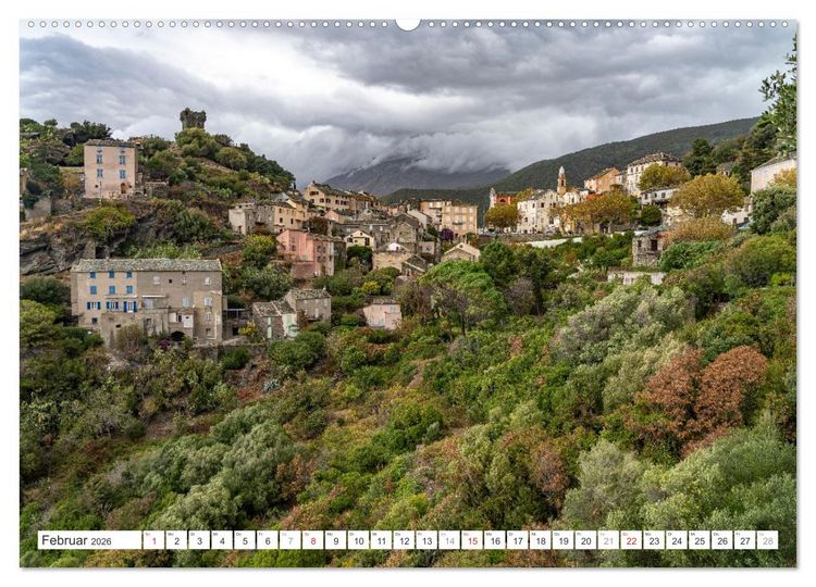 Produktbild: Korsika - Bastia und das Cap Corse (Wandkalender 2026 DIN A2 quer), CALVENDO Monatskalender